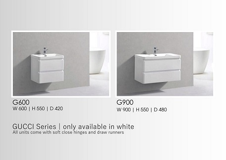 GIO Designer Bathroom Furniture
